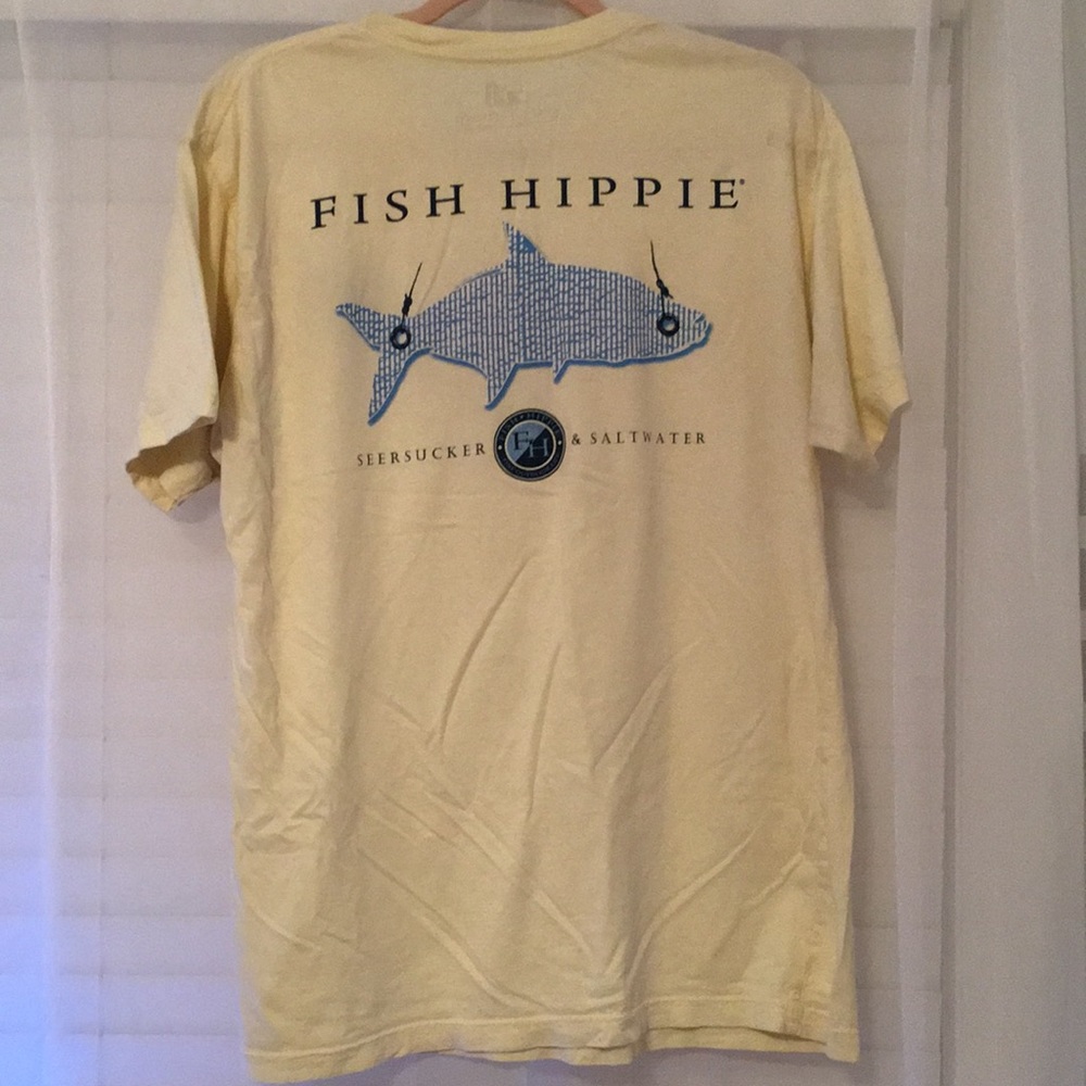 fish hippie t shirt